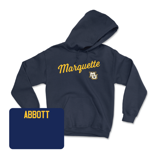 Navy Women's Tennis Script Hoodie  - Aiyana Abbott