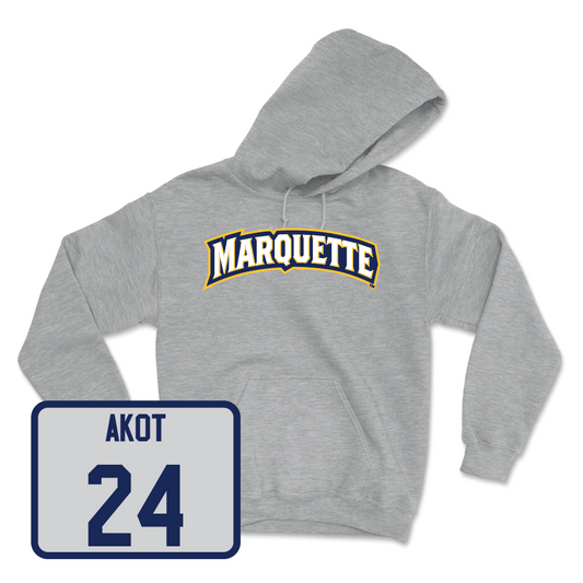 Sport Grey Women's Basketball Wordmark Hoodie  - Ayuen Akot