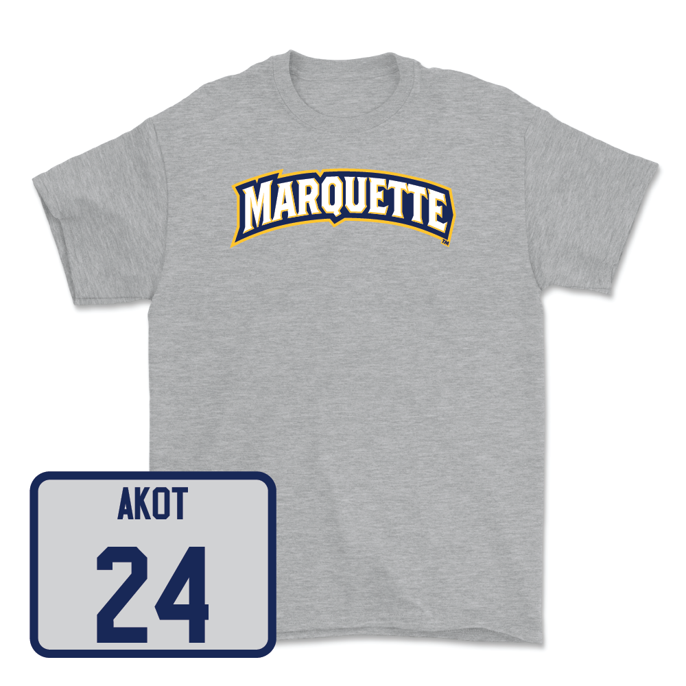 Sport Grey Women's Basketball Wordmark Tee  - Ayuen Akot