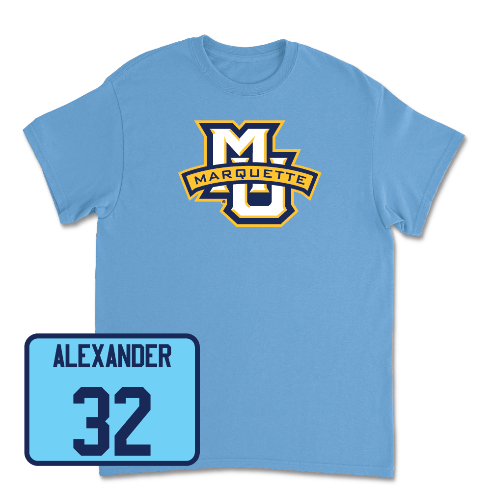 Championship Blue Women's Lacrosse Marquette Tee  - Taylor Alexander