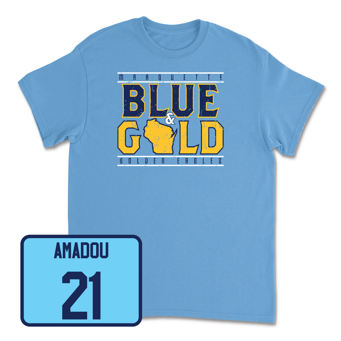 Championship Blue Men's Basketball State Tee