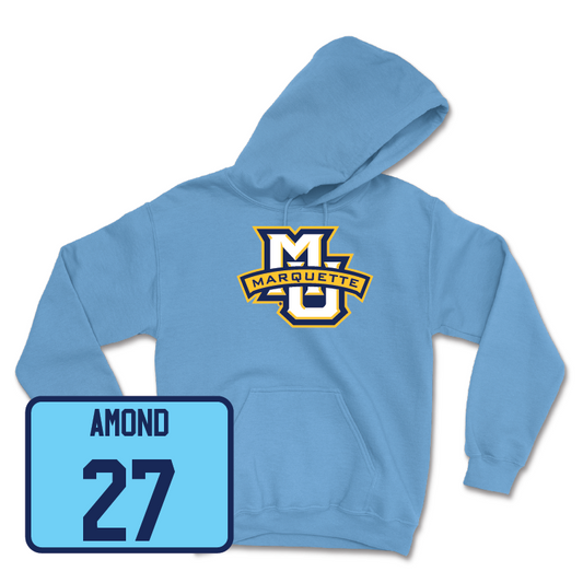 Championship Blue Men's Soccer Marquette Hoodie - Ryan Amond