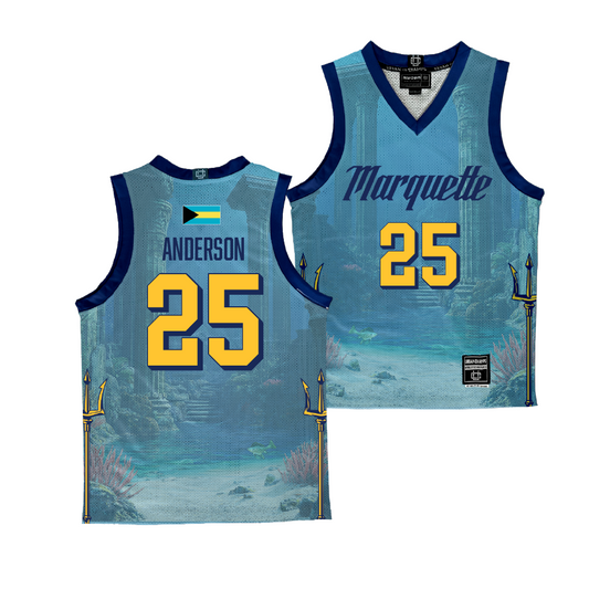 EXCLUSIVE: Marquette Bahamas Men’s Basketball Jersey - Jack Anderson | #25