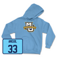 Championship Blue Men's Soccer Marquette Hoodie  - Gabriel Anguil