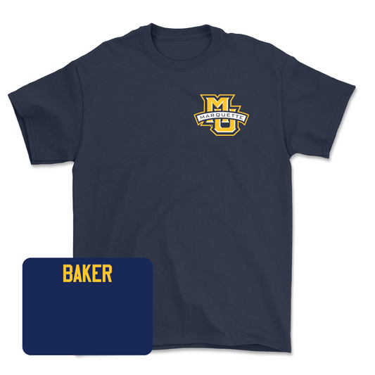 Navy Track & Field Classic Tee  - Sanai Baker