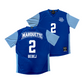 Navy Marquette Men's Soccer Jersey - Kyle Bebej