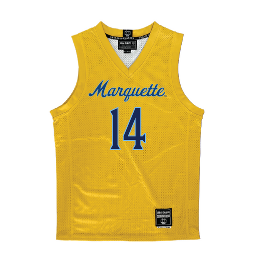 Gold Marquette Women's Basketball Jersey  - Jada Bediako