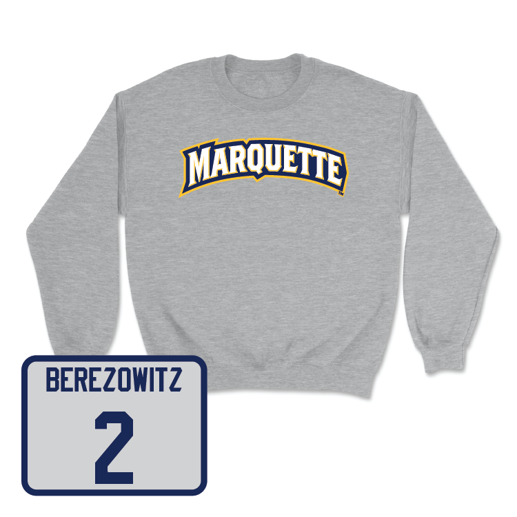 Sport Grey Women's Volleyball Wordmark Crew - Molly Berezowitz