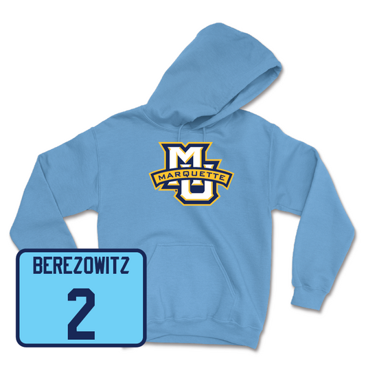 Championship Blue Women's Volleyball Marquette Hoodie - Molly Berezowitz