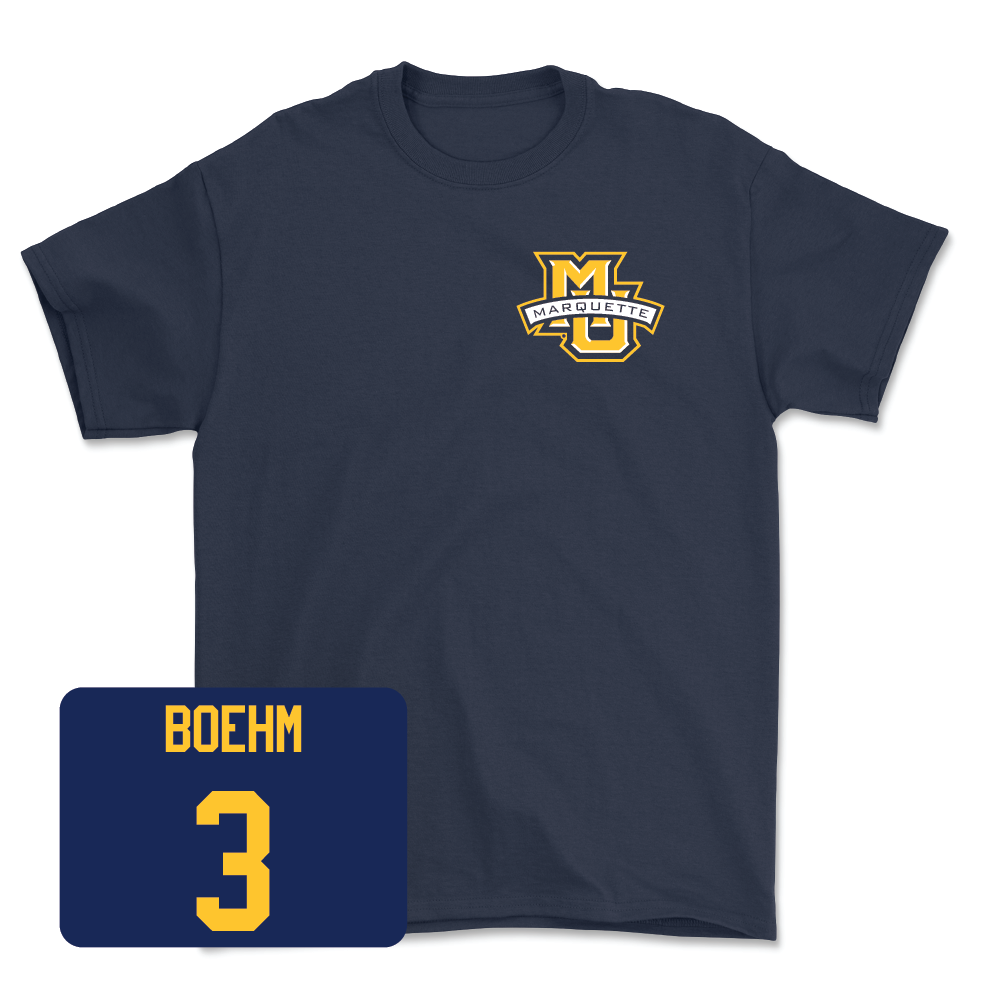 Navy Women's Lacrosse Classic Tee  - Tessa Boehm