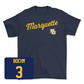 Navy Women's Lacrosse Script Tee  - Tessa Boehm