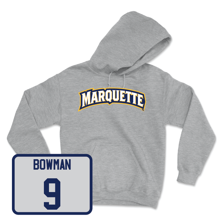 Sport Grey Men's Lacrosse Wordmark Hoodie - Andrew Bowman