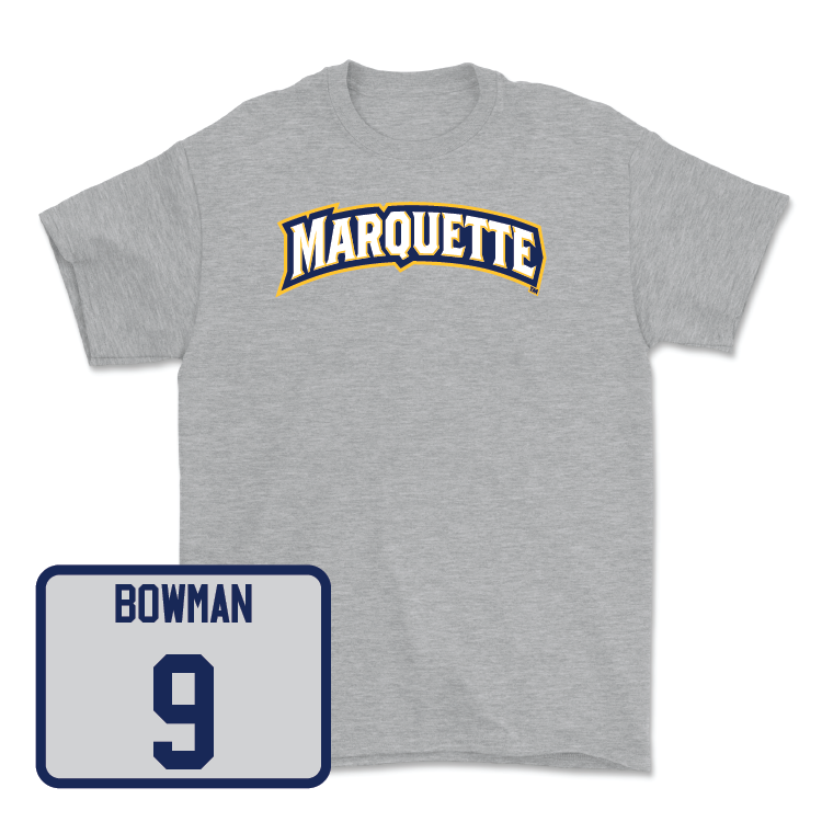 Sport Grey Men's Lacrosse Wordmark Tee - Andrew Bowman