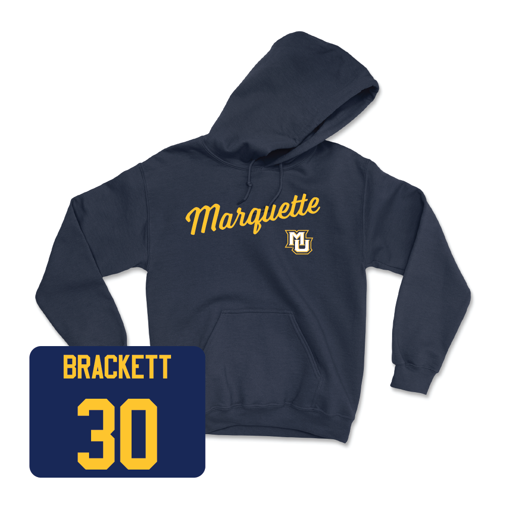 Navy Women's Lacrosse Script Hoodie  - Abigail Brackett