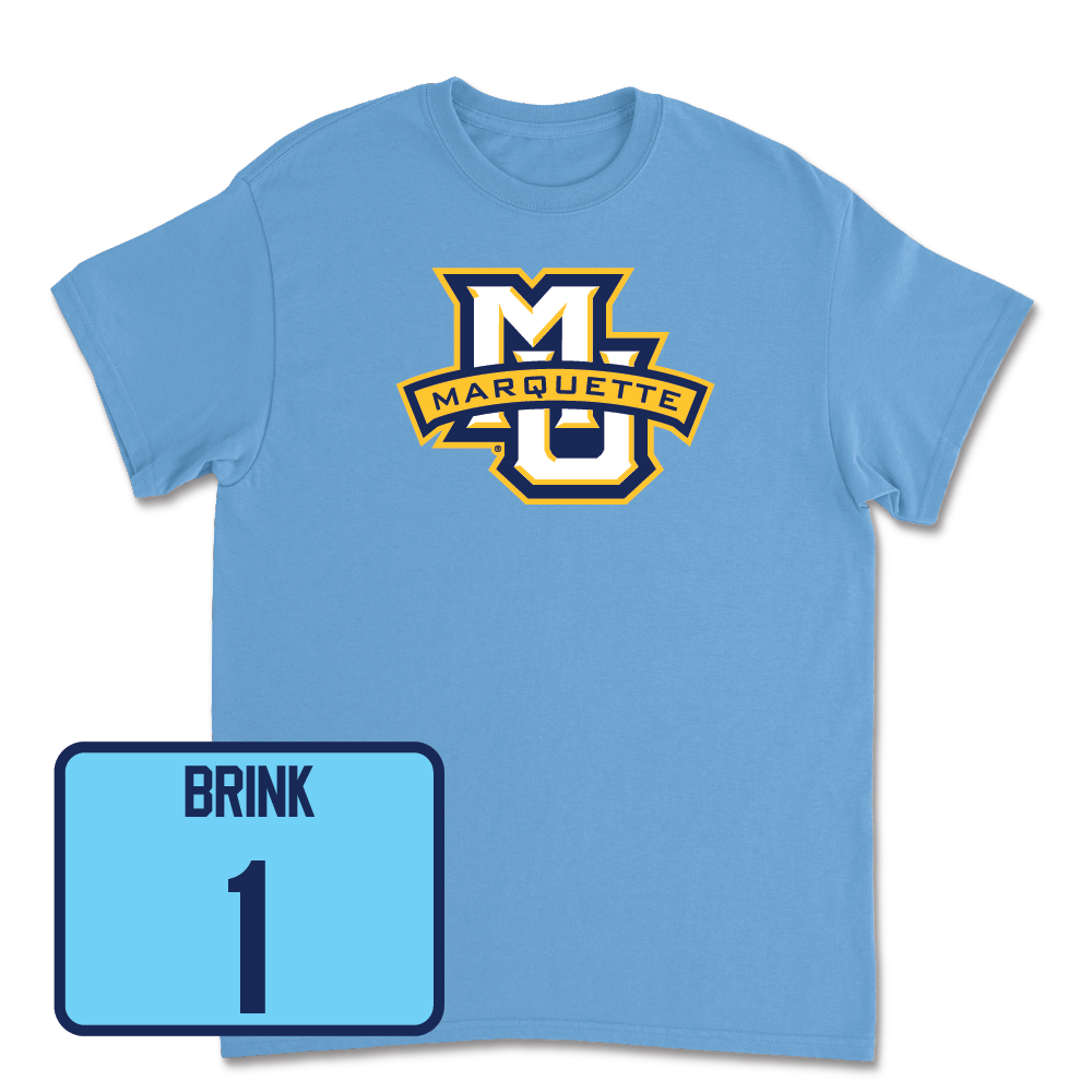 Championship Blue Men's Soccer Marquette Tee  - Marten Brink