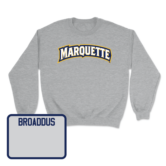 Sport Grey Track & Field Wordmark Crew  - Allyson Broaddus