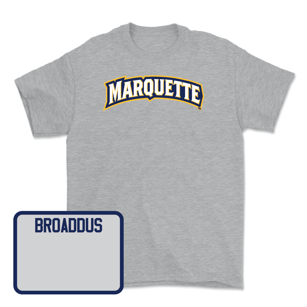 Sport Grey Track & Field Wordmark Tee  - Allyson Broaddus