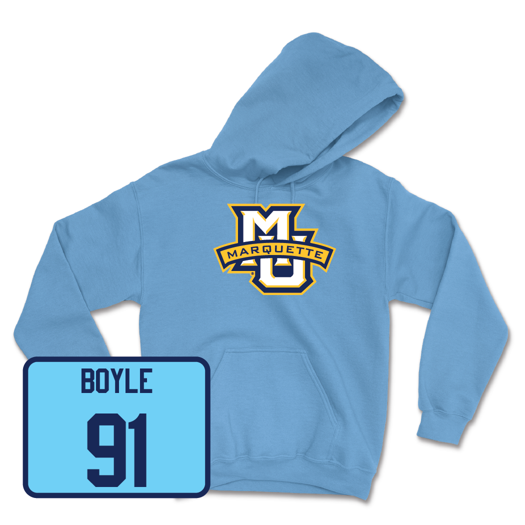 Championship Blue Men's Lacrosse Marquette Hoodie - Brenden Boyle