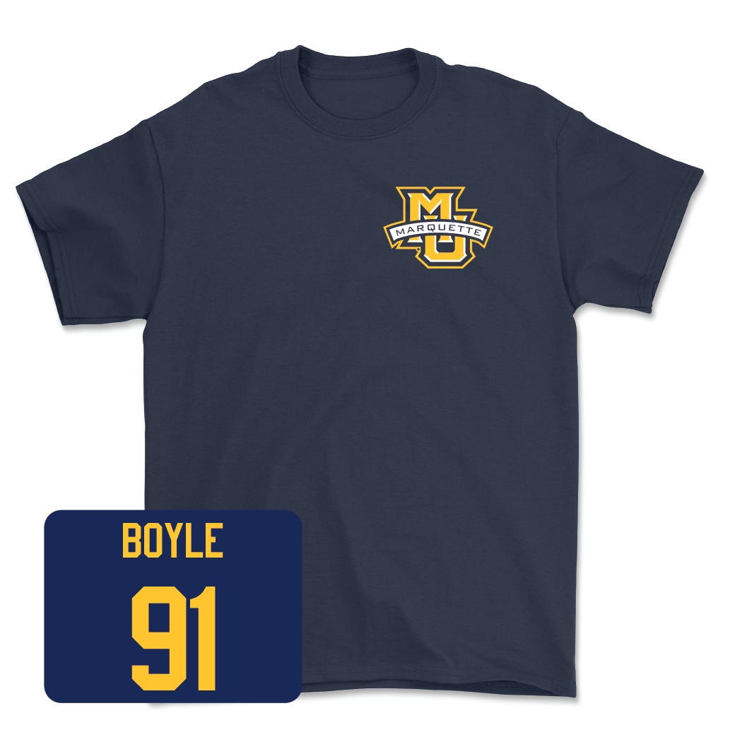 Navy Men's Lacrosse Classic Tee - Brenden Boyle