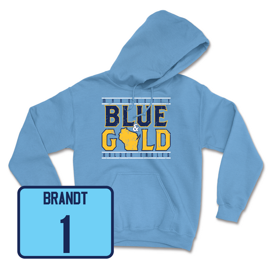 Championship Blue Men's Lacrosse State Hoodie - Carsen Brandt