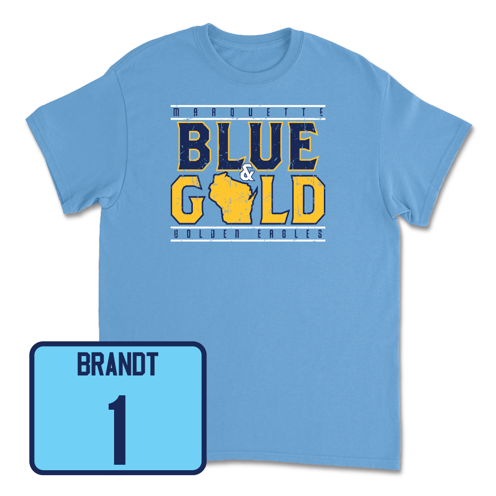 Championship Blue Men's Lacrosse State Tee - Carsen Brandt