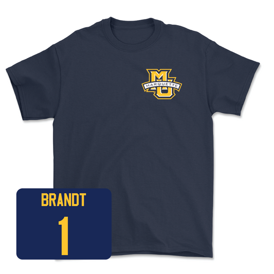 Navy Men's Lacrosse Classic Tee - Carsen Brandt