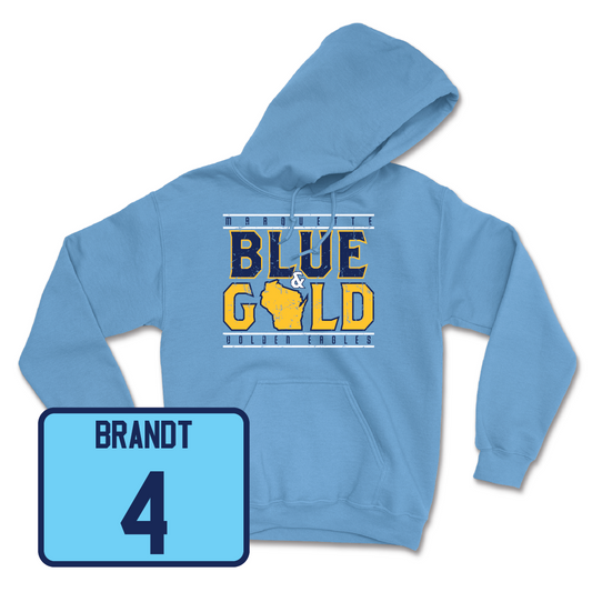 Championship Blue Men's Lacrosse State Hoodie - Carsen Brandt