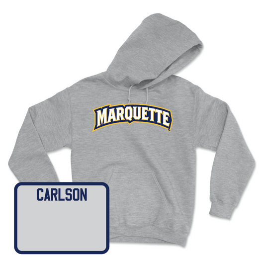 Sport Grey Track & Field Wordmark Hoodie - Casey Carlson