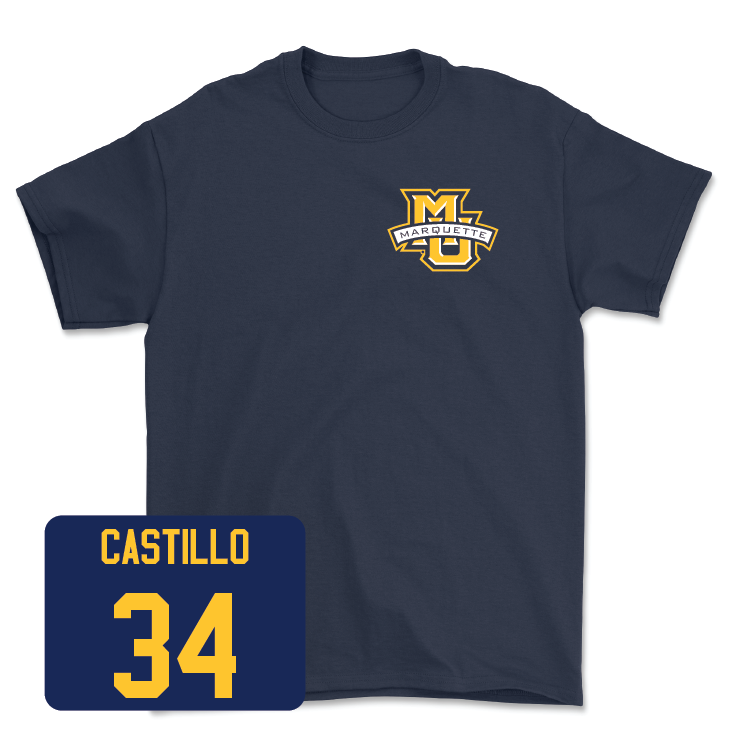 Navy Men's Lacrosse Classic Tee - Jadyn Castillo