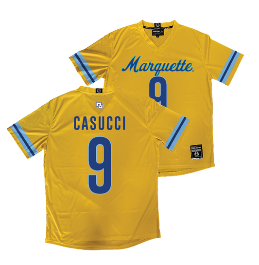 Gold Marquette Women's Lacrosse Jersey