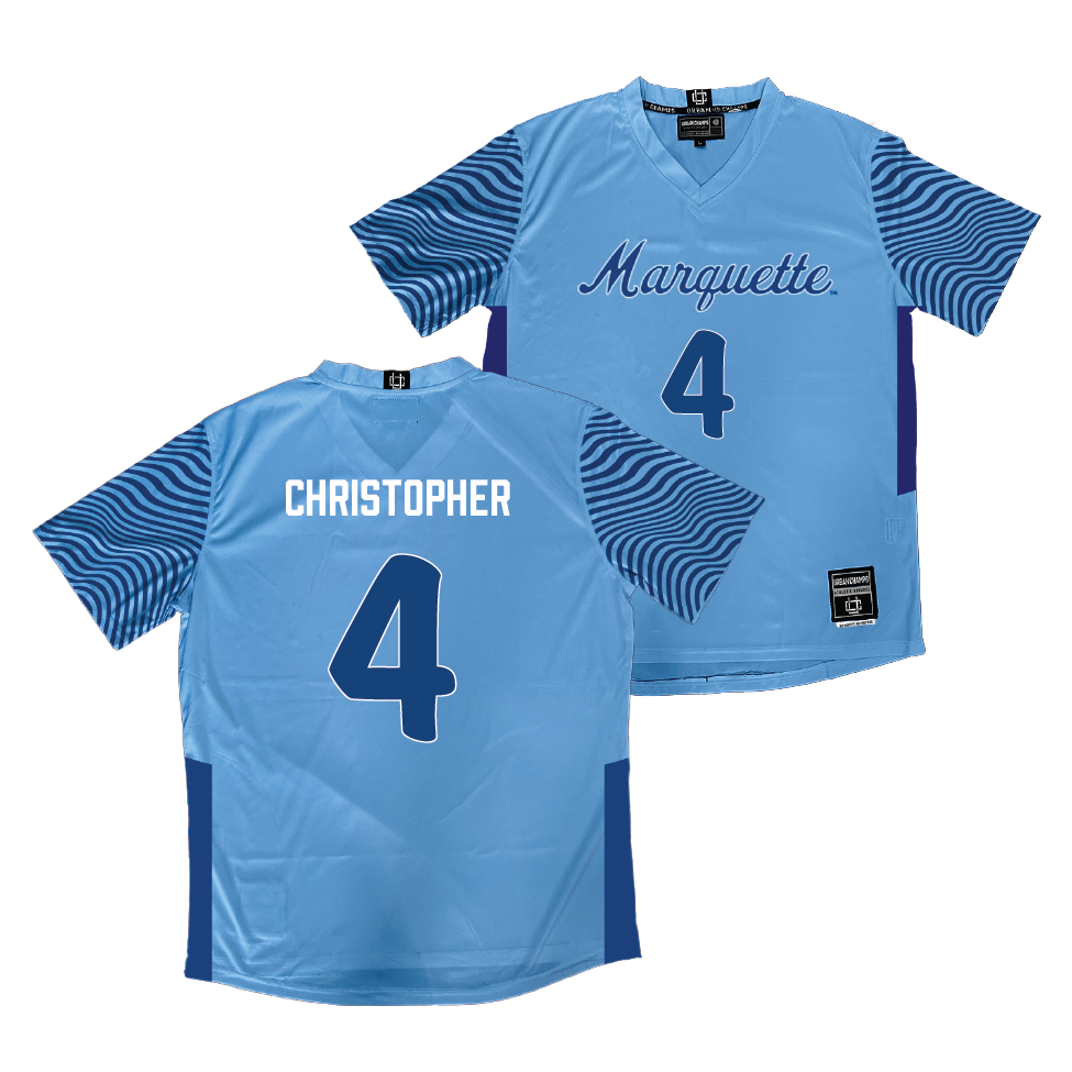 Championship Blue Marquette Women's Soccer Jersey - Carly Christopher