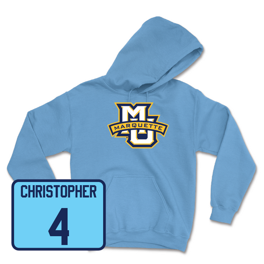 Championship Blue Women's Soccer Marquette Hoodie - Carly Christopher