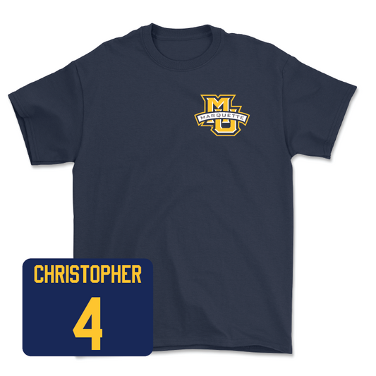 Navy Women's Soccer Classic Tee - Carly Christopher