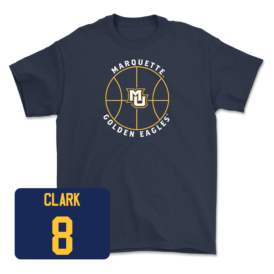 Navy Men's Basketball Hardwood Tee  - Joshua Clark