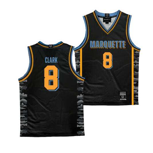 Marquette Men’s Basketball Players’ Edition Black Jersey - Joshua Clark | #8