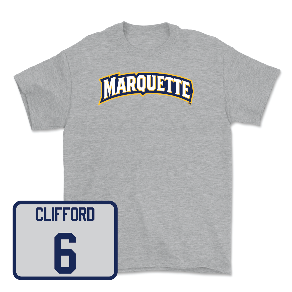 Sport Grey Women's Volleyball Wordmark Tee  - Meghan Clifford