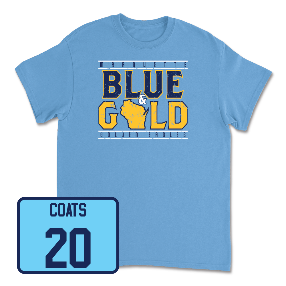 Championship Blue Women's Soccer State Tee  - Lilly Coats