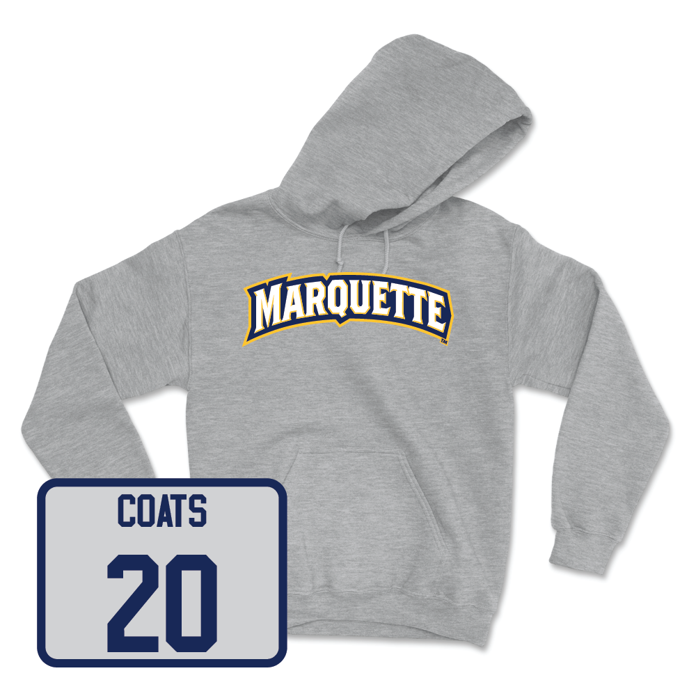 Sport Grey Women's Soccer Wordmark Hoodie  - Lilly Coats