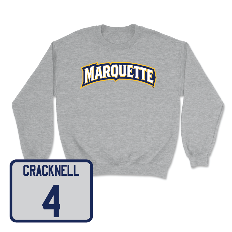 Sport Grey Women's Basketball Wordmark Crew - Abbey Cracknell