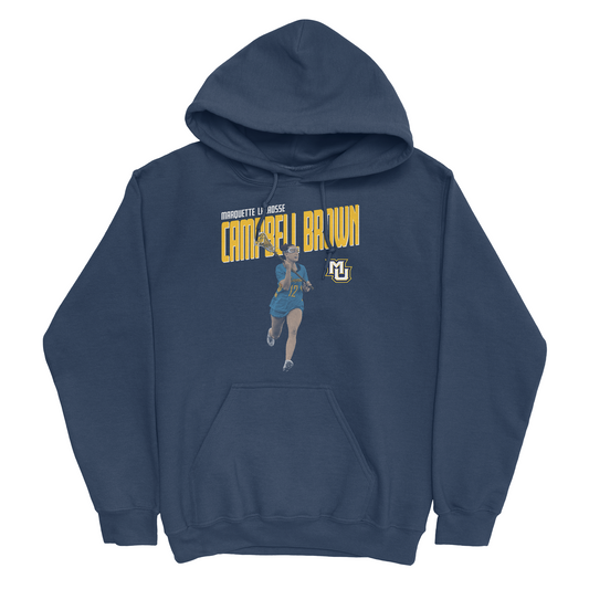 EXCLUSIVE RELEASE: Campbell Brown Illustrated Navy Hoodie