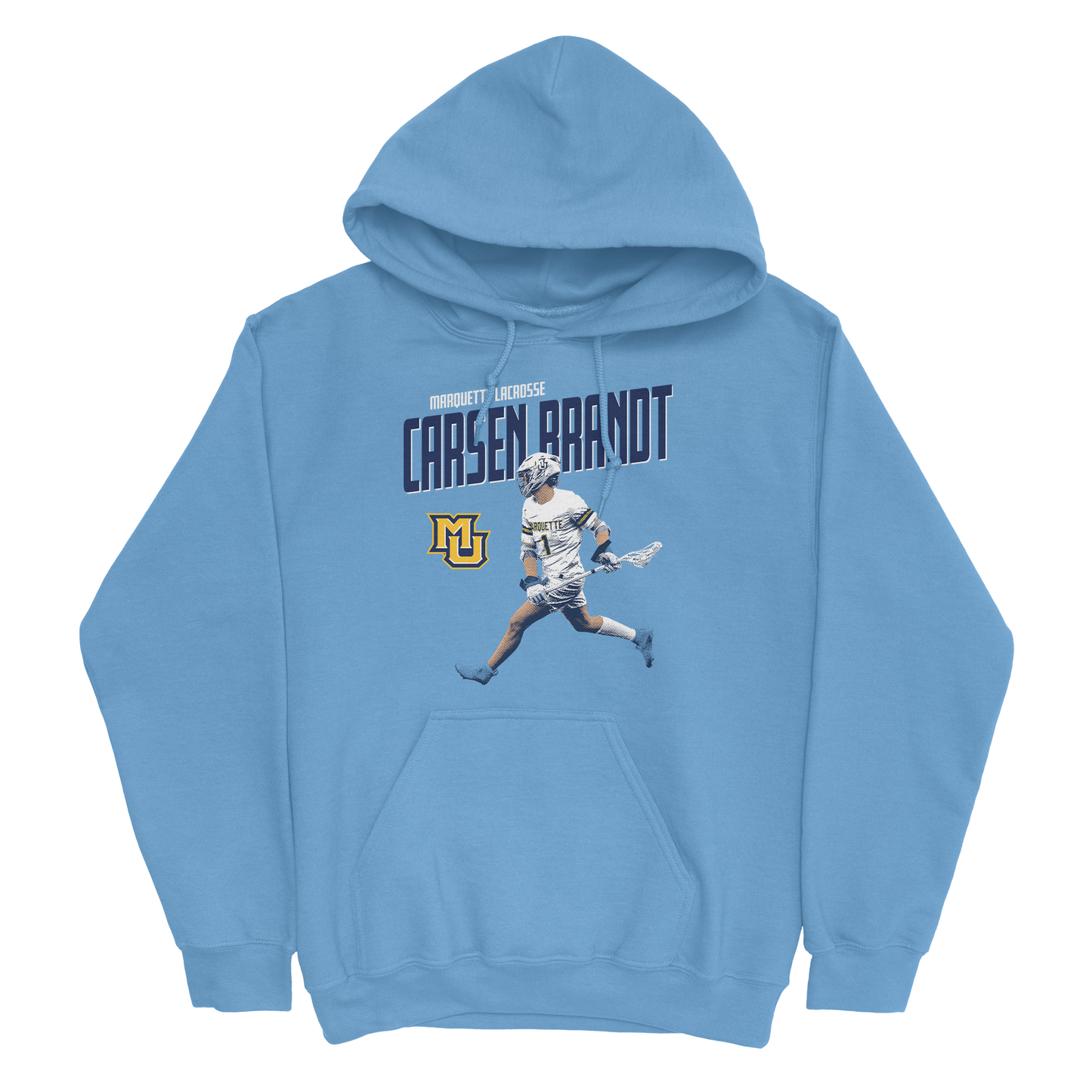 EXCLUSIVE RELEASE: Carsen Brandt Graphic Carolina Blue Hoodie