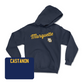 Navy Track & Field Script Hoodie - Pedro Castanon