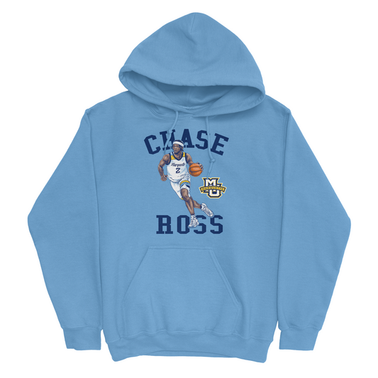 EXCLUSIVE RELEASE: Chase Ross Illustrated Carolina Blue Hoodie