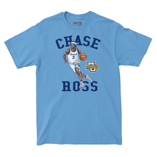 EXCLUSIVE RELEASE: Chase Ross Illustrated Carolina Blue Tee