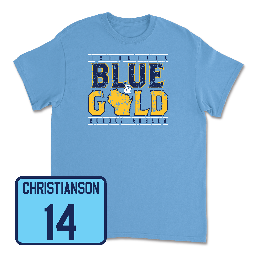 Championship Blue Women's Soccer State Tee - Haley Christianson