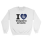 EXCLUSIVE RELEASE: I Love Women's Sport White Crew