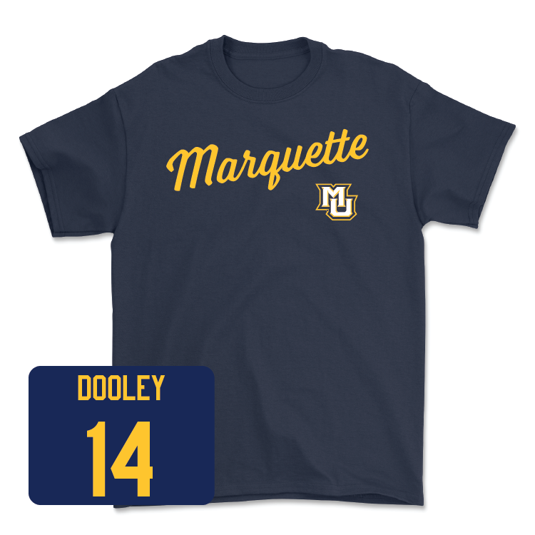 Navy Women's Lacrosse Script Tee - Eileen Dooley