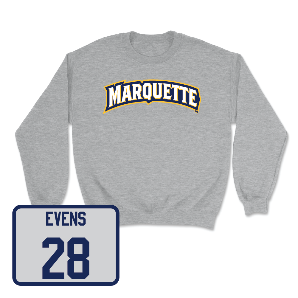 Sport Grey Women's Lacrosse Wordmark Crew  - Hannah Evens