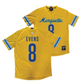 Gold Marquette Women's Lacrosse Jersey  - Julia Evens