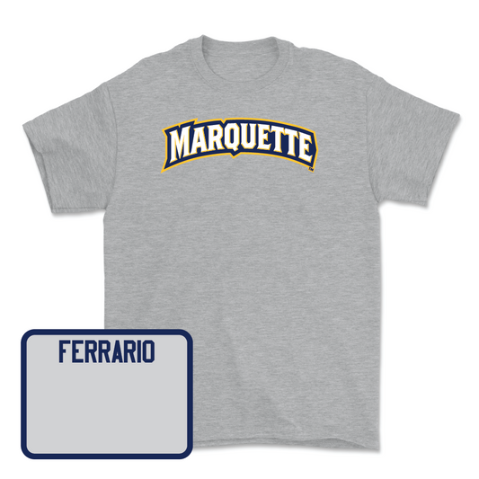 Sport Grey Track & Field Wordmark Tee  - Matthew Ferrario